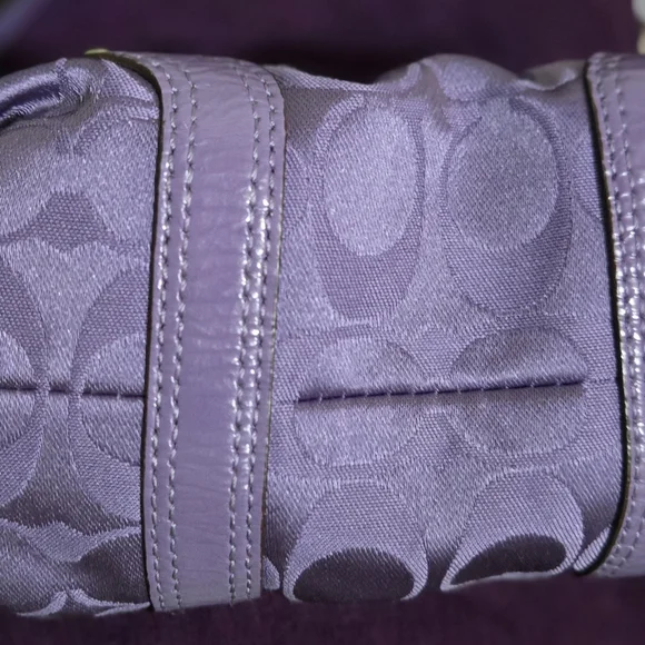 Coach Purple Mini Bag - Picture 2 of 5